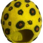 YELLOW DOTTED CAT HOUSE