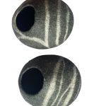 WHITE AND GREY CAT HOUSE