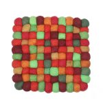 Felt Ball Hot Pot Mat