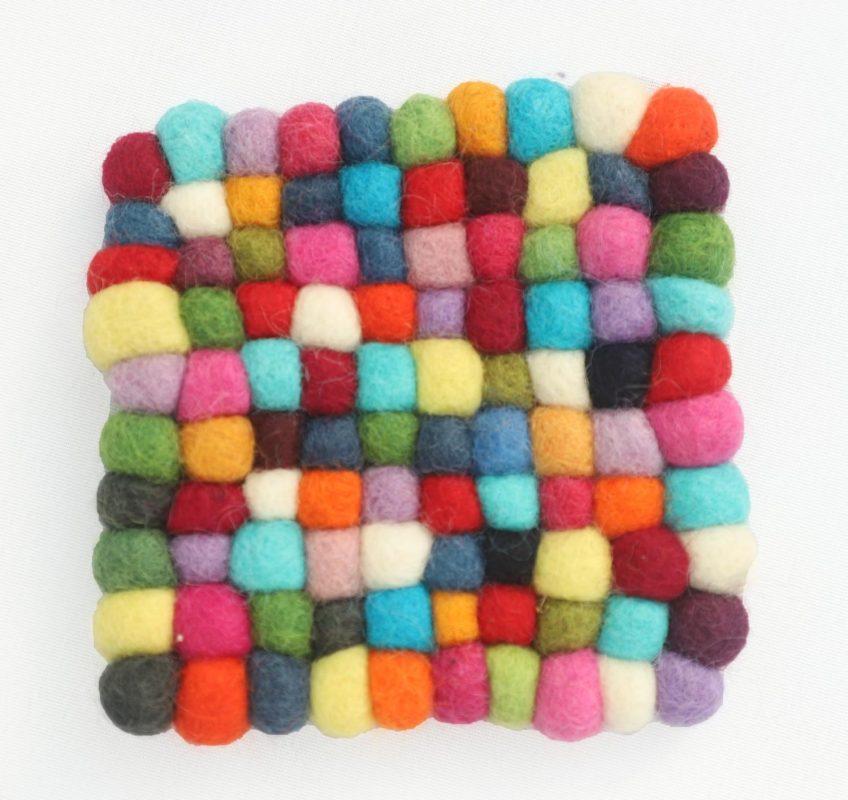 S-3(1) Felt Ball Hot Pot Mat - Image 1